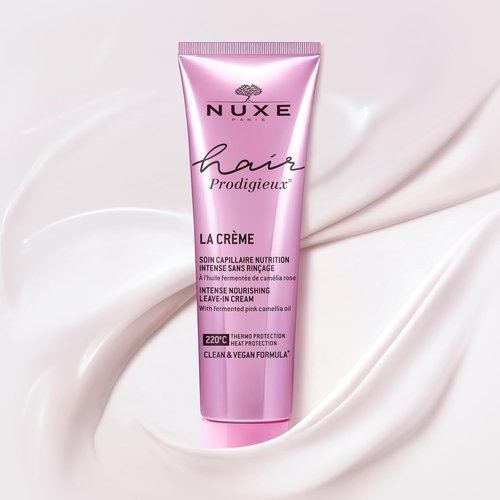 Nuxe Hair Prodigieux Intense Nourishing Leave-in Cream. Repairs & Protects Hair From Heat, For Soft, Shiny and Healthy Looking Hair. With Argan and Jojoba Oil, 3.4 Fl Oz