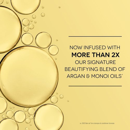 Bain de Terre Jasmine Moisturizing Conditioner - Rich Hydration with Argan & Monoi Oils | Paraben-Free, Vegan