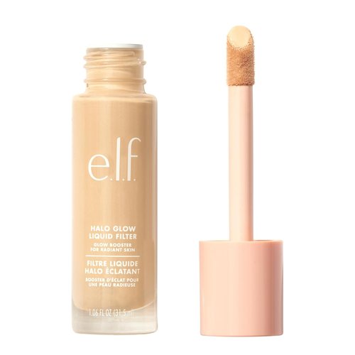 e.l.f. Halo Glow Liquid Filter - Complexion Booster for Radiant Skin, Infused with Hyaluronic Acid, 0.5 Fair