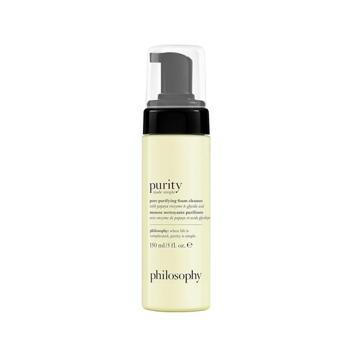 Philosophy Purity Made Simple Foaming Facial Cleanser - Pore Purifying with Papaya Enzyme & Glycolic Acid - 5 Fl Oz