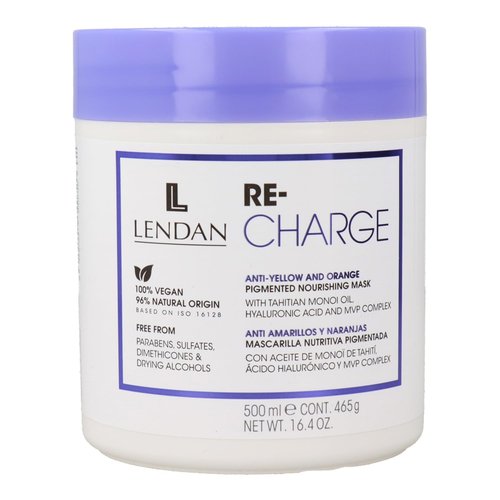 Lendan Vegan Recharge Mask – Intensive Nutrition and Color Neutralization, 16.4 Ounce