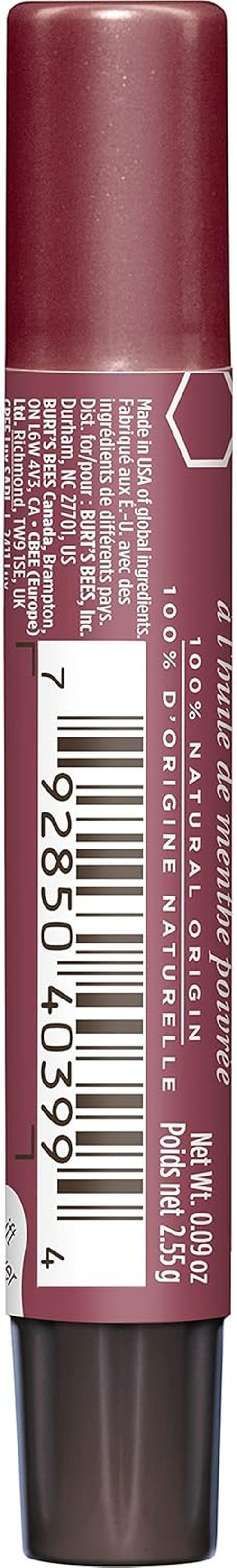 Burt's Bees Lip Balm - Moisturizing Lip Shimmer with Vitamin E & Coconut Oil | Fig, 0.09 Ounce (Pack of 2)