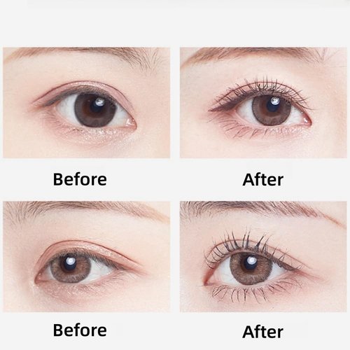 Skiennix Black Mascara - Comb Brush for Defined Lashes | No Clumping, Smudge-Proof, Waterproof
