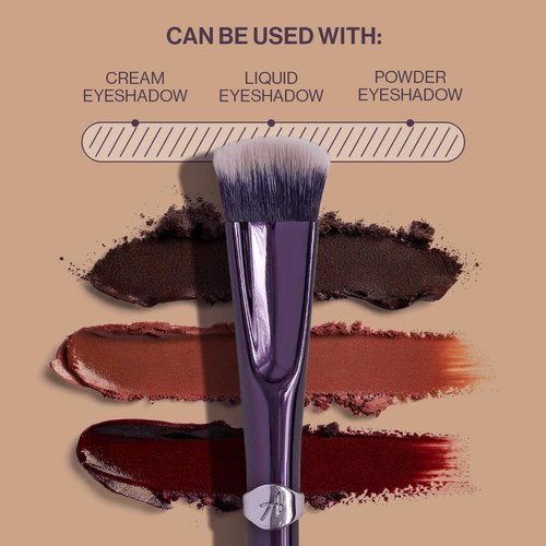 Anisa Beauty Eye Crescent Crease Brush – Precision Eye Brush for Blending and Defining Crease and Contours – Soft, Synthetic Fibers for Eyeshadow Application