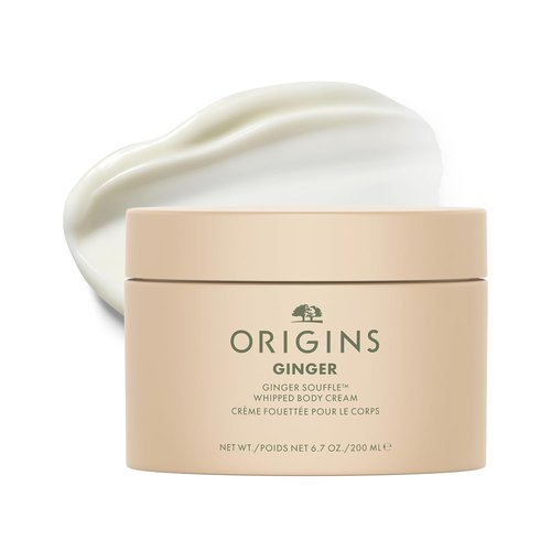 Origins Ginger Souffle Whipped Body Cream - Nourishing Body Butter for Dry Skin with Ginger Extract