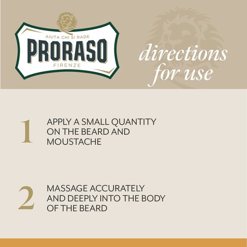 Proraso Beard Balm - Nourishing Formula for Softening New Beard Growth | Ideal for Short Beards