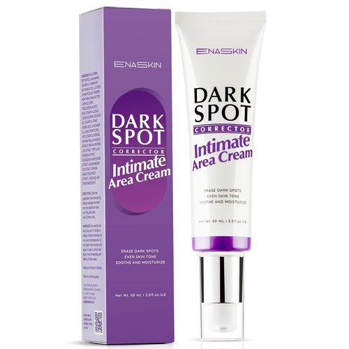 EnaSkin Dark Spot Remover Cream for Intimate Parts: Skin Bleaching Cream Dark Spots Corrector for Face and Body, Underarm, Inner Thighs, Bikini Area, Elbows & Knees - 2 Fl Oz