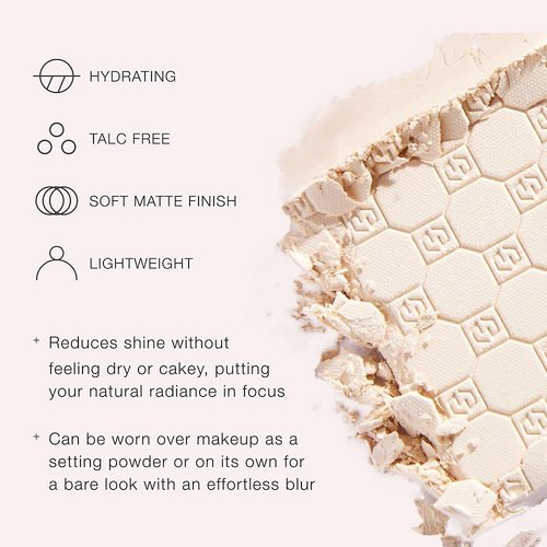 Jouer Soft Focus Hydrate & Setting Powder - Matte Blurring Powder for Fine Lines - Translucent Finish