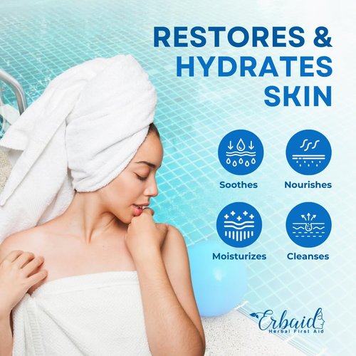 Skiennix Swimmers Shampoo - Chlorine Removal Body Wash & Natural Soap Bar - Gentle Moisturizing Care for All Ages