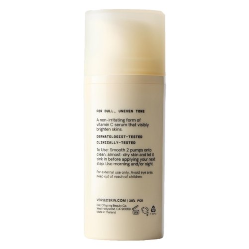 Versed Weekend Glow Vitamin C Serum for Face - Hydrating Face Serum with Niacinamide, Licorice Root & Vit C (1 fl oz)