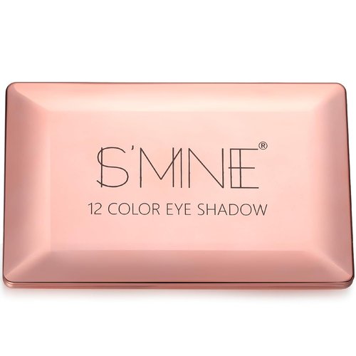 IS'MINE 12 Color Eyeshadow Palette - High Pigment Waterproof Vegan Makeup | Luxury Baked Formula (Color 01)