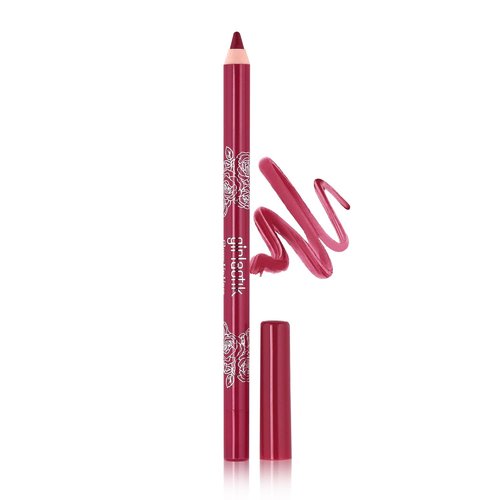 Girlactik Glossy Lip Liner - Moisturizing Lip Pencil for Smooth, Creamy Finish | Vegan & Cruelty-Free (Delilah)