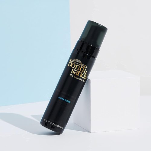 Bondi Sands Ultra Dark Self Tanning Foam - Lightweight Sunless Formula + Reusable Application Mitt