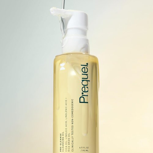 Prequel Skin Pre-Gleanse Oil Cleanser - Gentle Double Cleansing Formula with Cica | 6.5oz for All Skin Types