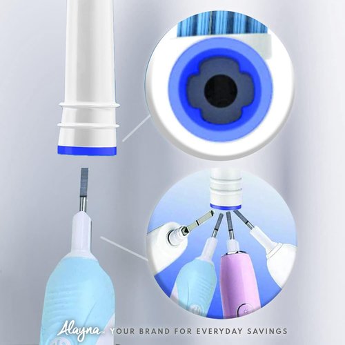 Replacement Brush Heads Compatible with OralB Braun- Pack of 20 Professional Electric Toothbrush Heads- Precision Refills for Oral-b 7000, Clean, Oral B Pro 1000, 9600, 500, 3000, 8000, Vitality Plus!