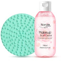 Norate Makeup Brush Cleaner - Gentle Formula Deep Clean Solution & Cleansing Pad Set | 2 Pieces