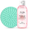 Norate Makeup Brush Cleaner, Make Up Brush Cleaner Solution + Makeup Brush Cleansing Pad, Brush Cleaner Mat for Brushes, Deep Clean Shampoo, Gentle Formula Cruelty Free, 2 Piece Set