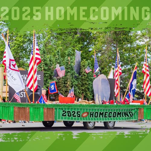 Football Homecoming Parade Float Decorations Kit - 12 Pcs, Includes Banners, Tassels & Wire Twists - Variation of THIS listing