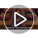 Mexican Sugar Skull Dia De Los Muertos Table Runner 13x72 Inch - Day of The Dead Decor