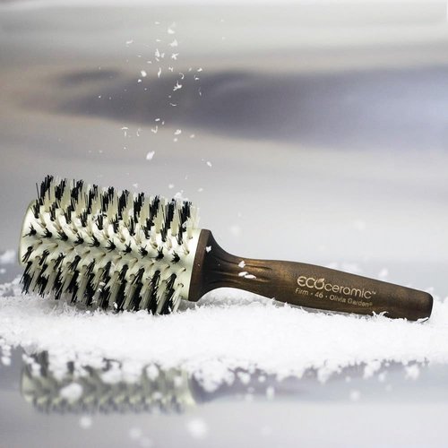 Olivia Garden Ecoceramic Firm Bristles Round Thermal Hair Brush (2 1/8")