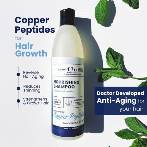 Copper Chemist Hair Growth Shampoo - Natural Sulfate-Free Formula with Copper Peptides for Thinning Hair | Unisex Scalp Treatment