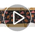 Black GAGEC Christmas Gingerbread Table Runner 13x108 Inch Holiday Decor