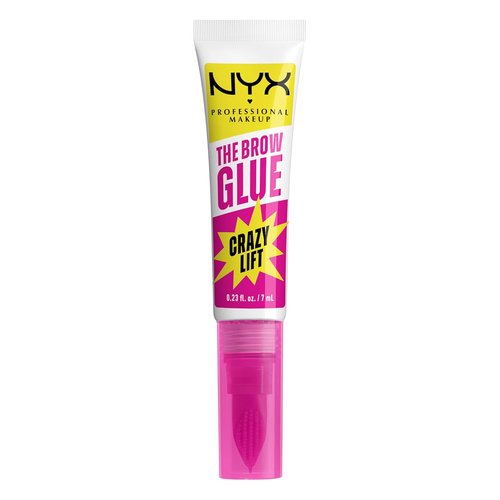 NYX Professional Makeup Brow Glue - 16HR Strong Hold Brow Lamination Gel with Styling Comb | Clear