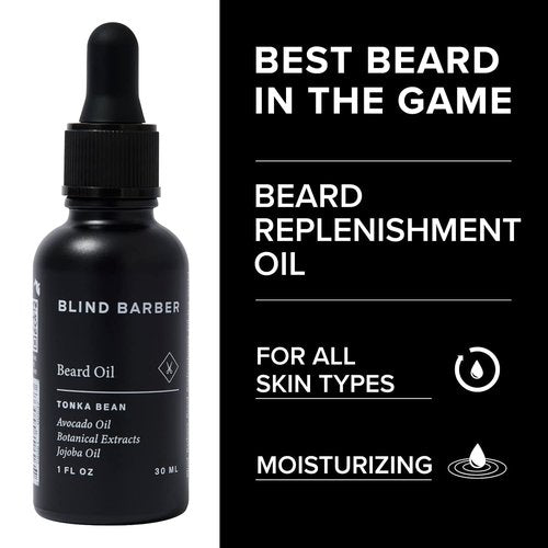 Blind Barber Rejuvenating Face & Beard Oil for Men - Moisturizing & Softening Formula - 1 Oz