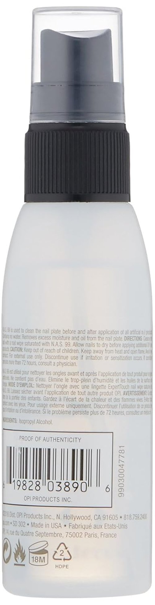 OPI NAS 99 Nail Cleansing Solution - Professional Formula for Perfectly Clean Nails