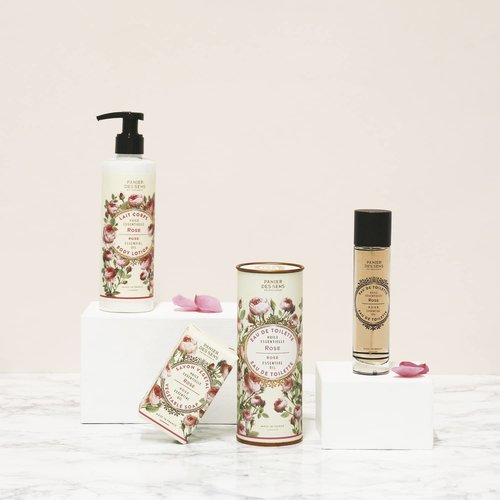 Panier des Sens - Rose Hand & Body Lotion for Dry Skin - Hydrating Cream with Shea Butter & Olive Oil - 8.45 Fl Oz
