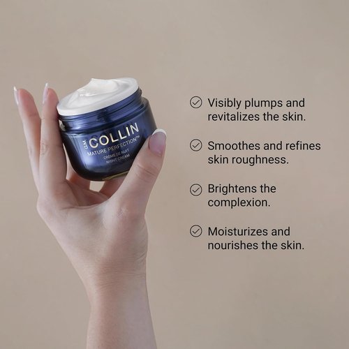 G.M. COLLIN Mature Perfection Night Cream - Hydrating Anti-Aging Formula for Dry, Mature Skin