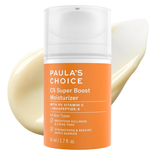 Paula's Choice C5 Super Boost Face Moisturizer - 5% Vitamin C & Squalane for Even Skin Tone
