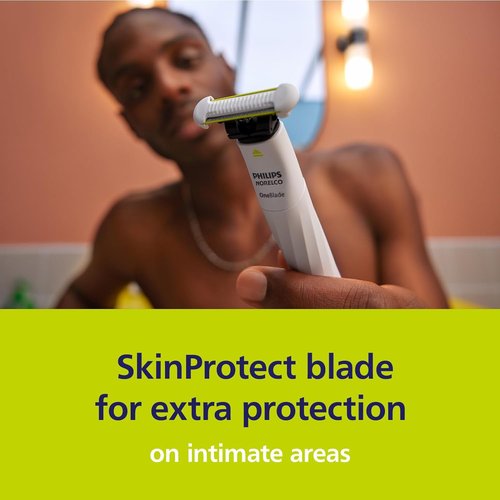 Philips Norelco OneBlade Replacement Blades - Durable Stainless Steel for Electric Shaver & Trimmer | 2 Count