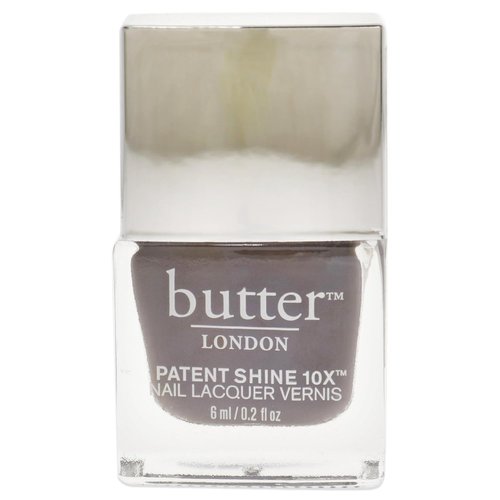 butter LONDON Nail Lacquer - Patent Shine 10X in Mink Grey | 0.2 Fl Oz for Long-Lasting Shine