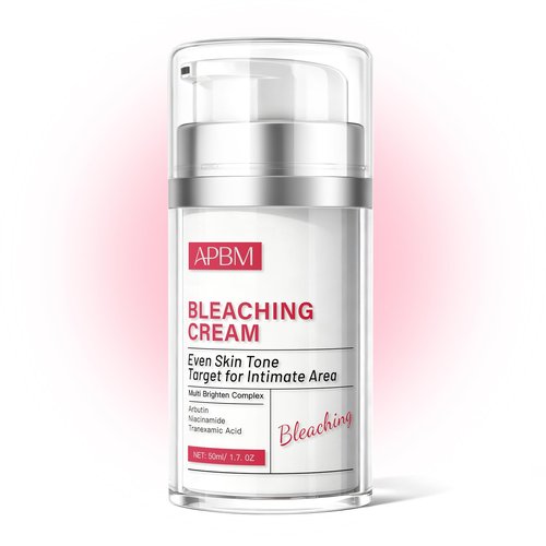 APBM Skin Lightening Cream for Intimate Area with Niacinamide, Arbutin, Tranexamic Acid and Vitamin C, Even Skin Tone for Body, Underarm, Knees, Elbows, Inner Thigh, Bikini Areas, 1.7 fl.oz