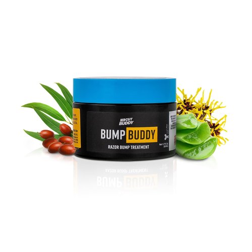 Bump Buddy After Shave Cream, Helps Reduce Razor Bumps & Discomfort Post-Shave for Head, Face, Neck, Underarms, Legs, Bikini Area, 50 ml