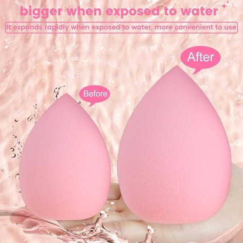 Makeup Brush Set 33 Pcs Makeup Tool Set Premium Synthetic Foundation Powder Concealers Eye shadows Blush Makeup Brushes (Pink, 33 Piece Set)