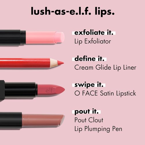 e.l.f. Cream Glide Lip Liner - Smooth Application & Long-Lasting Color | Perfect for All Skin Tones