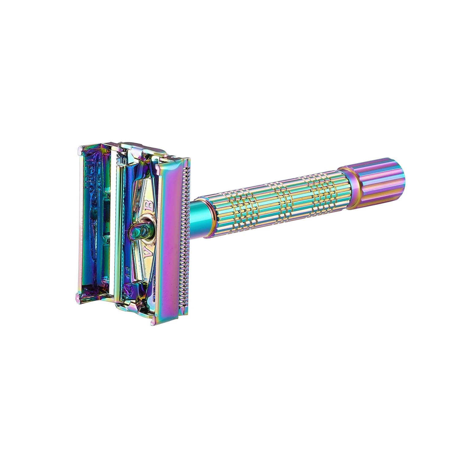 VIKINGS BLADE Safety Razor for Women + 5 Swedish Steel Blades. Quick Release Head, Double Edge. Smooth, Reusable, Recyclable (Model: Psyche)