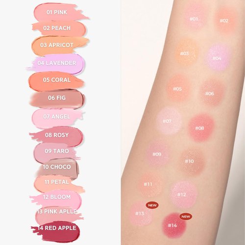 BBIA Downy Cheek Cream Blush - Creamy, Blendable, High Pigment Formula | 8 Colors Available, 0.12oz (01 Downy Pink)