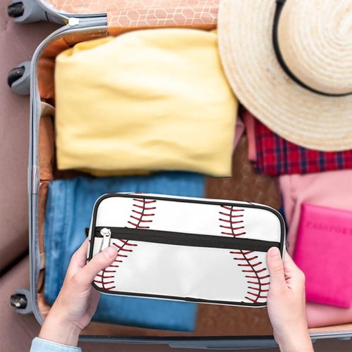 SinSenMa Baseball Hanging Toiletry Bag,Travel Hygiene Kits for Boys Mens,Waterproof Makeup Carry-on Bags,Cosmetic Bag,TSA Approved Shave Dopp Kit for Toiletries Shower Bathroom Accessories Gifts