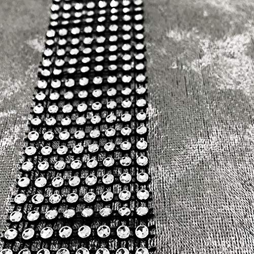 Grey Sequin Table Runner 98" - Elegant Bling Decor for Weddings & Parties - Variation 13x98"