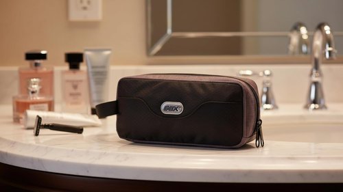 GOX Travel Toiletry Bag - Multifunctional Dopp Kit Organizer for Men | Black Color