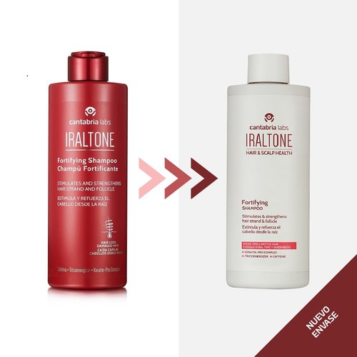 Cantabria Labs IRALTONE Fortifying Shampoo - Stimulates & Strengthens Hair | 400ml