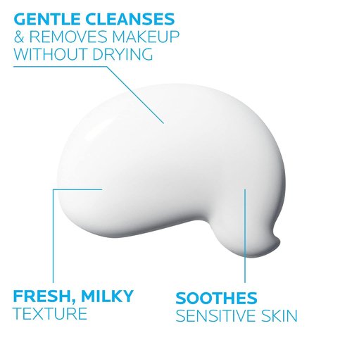 La Roche-Posay Toleriane Dermo Facial Cleanser - Gentle Makeup Remover for Face & Eyes, Fragrance-Free