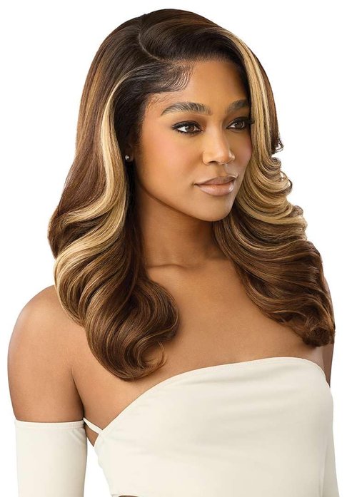 Outre Lace Front Wig - Melted Hairline - MH 109 (OFF BLACK 1B)