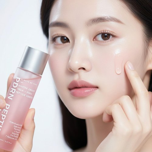 Always Be Pure Marine Origin Mela-PDRN Peptide Essence, Skin Renewal Serum with Salmon DNA, Niacinamide for Glowing Skin, Korean Skincare, 150ml/5.07 fl.oz.