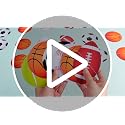 Sports Party Decorations Garland - 8 Paper Banners with Sport Variation