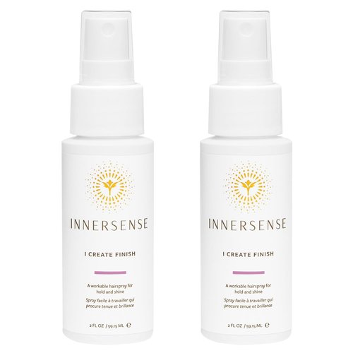 Innersense Organic Beauty - I Create Finish Finishing Spray | Medium Hold & Shine | Non-Toxic, Cruelty-Free (2 Pack - 2 fl oz Each)