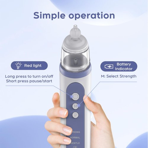 Eustachian Tube Unclogger, Ear Pressure Relief Device for Flying, Diving & Altitude Changes, Gentle & Controlled Airflow to Support Natural Pressure Equalization-Purple